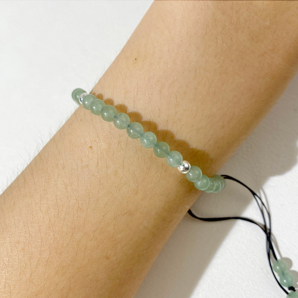 Elegant Sweet Hand-woven Geometric Stone Beaded Bracelet for Women
