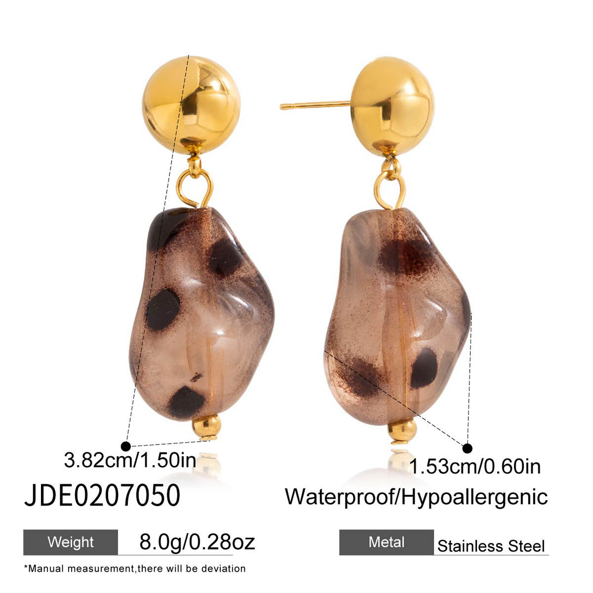 Aretes de aro de acero inoxidable con colgante de cruz geométrica para mujer con acabado chapado, diseño minimalista de lujo
