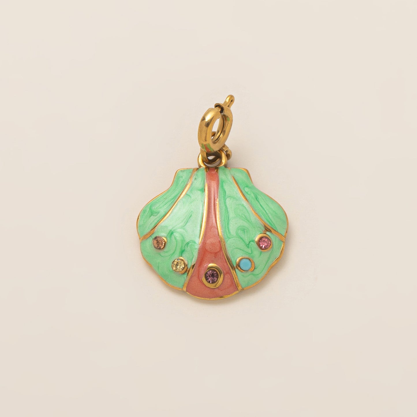 Minimalist Striped Gold Plated Alloy Charm Bar for Women