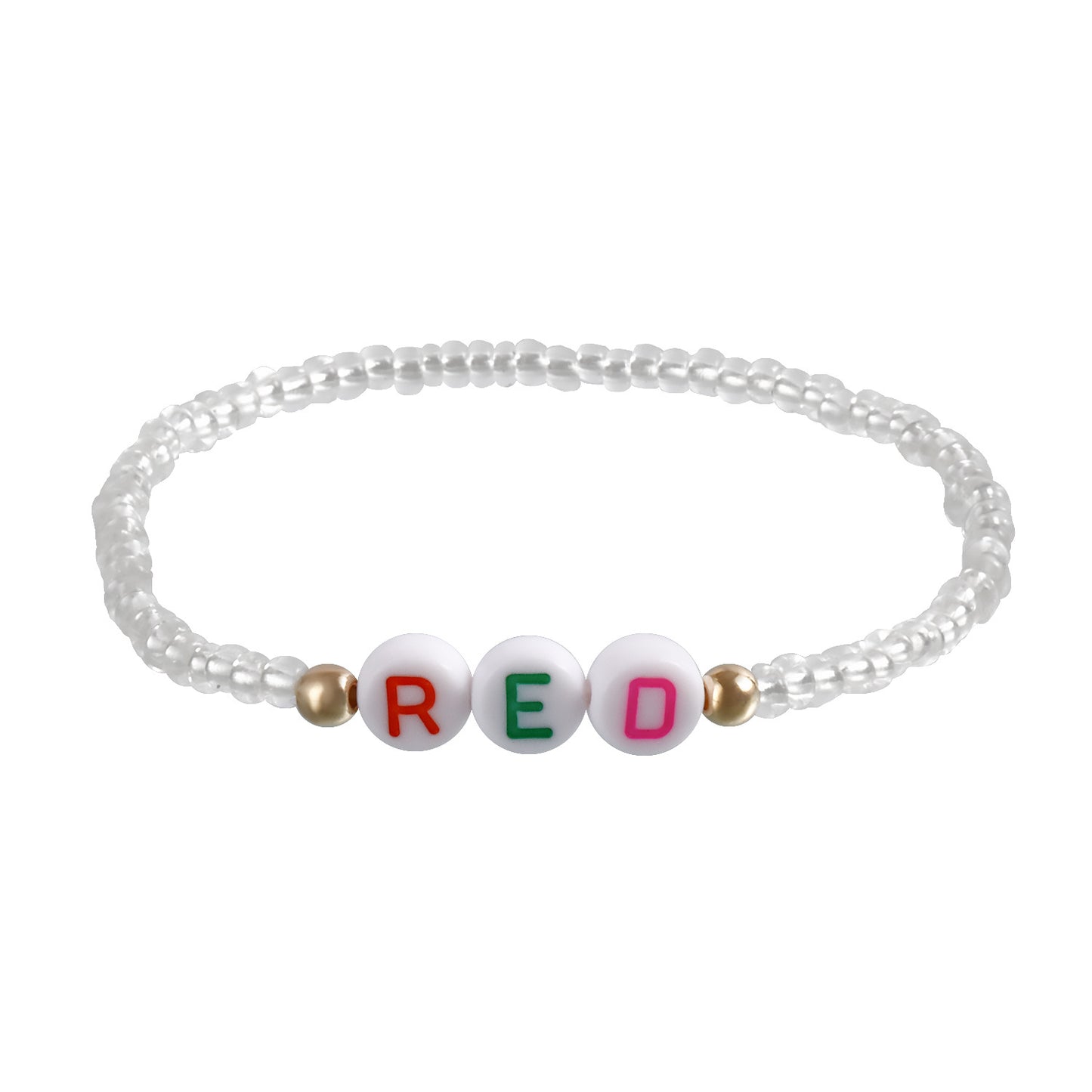 Bohemian Geometric Beaded Bracelet with Plated Finish for Women