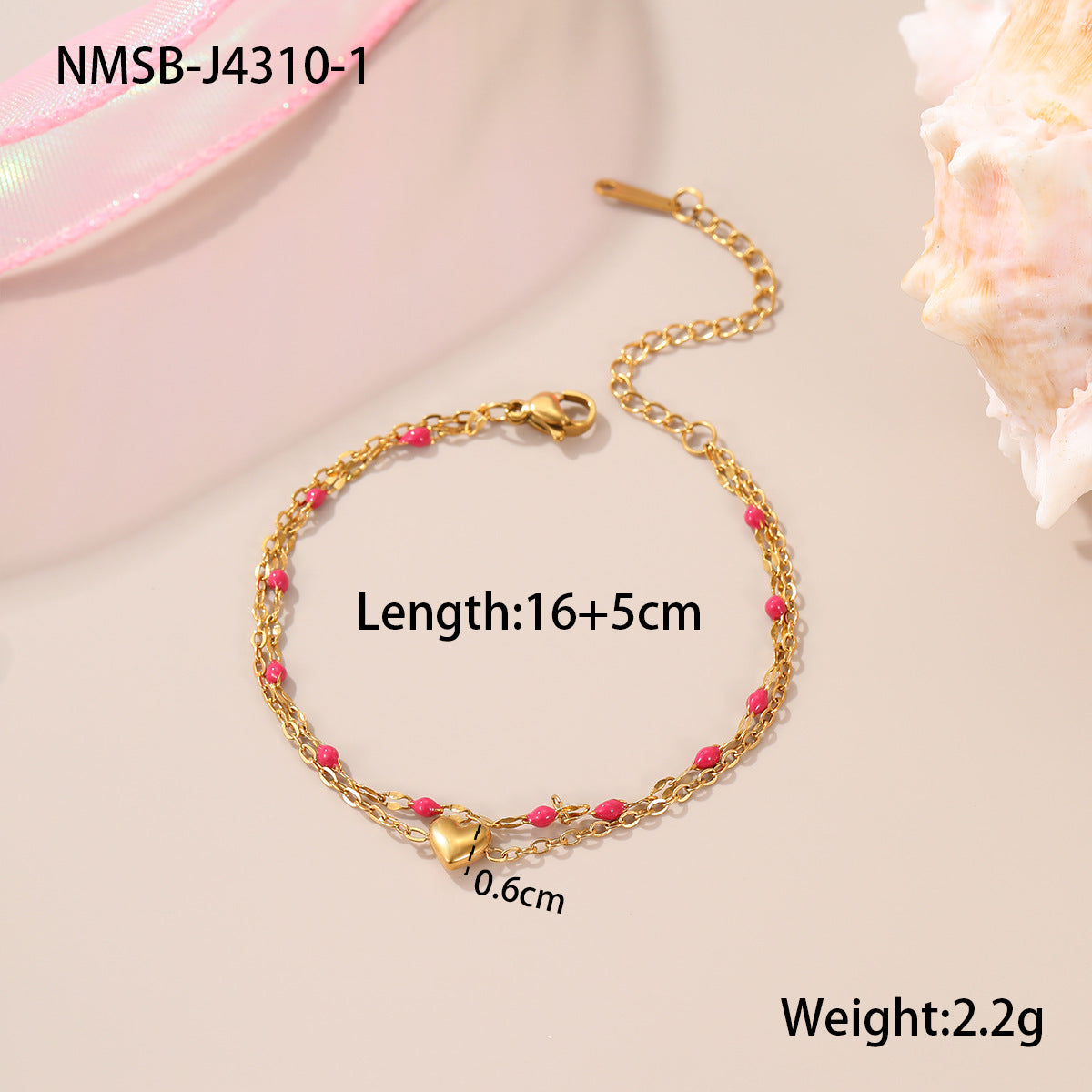 Bracciale in Acciaio Inossidabile Placcato con Design Geometrico e Stile Elegante da Ufficio da Donna