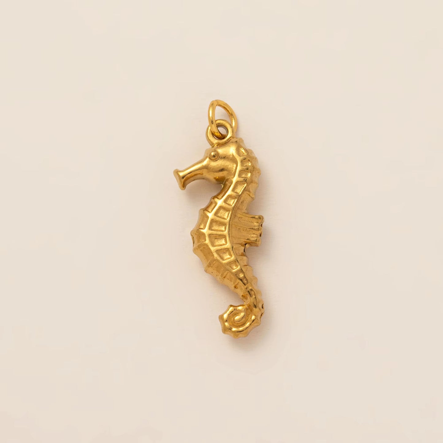 18K Gold Plated Stainless Steel Ocean Series Charm Bar Pendant