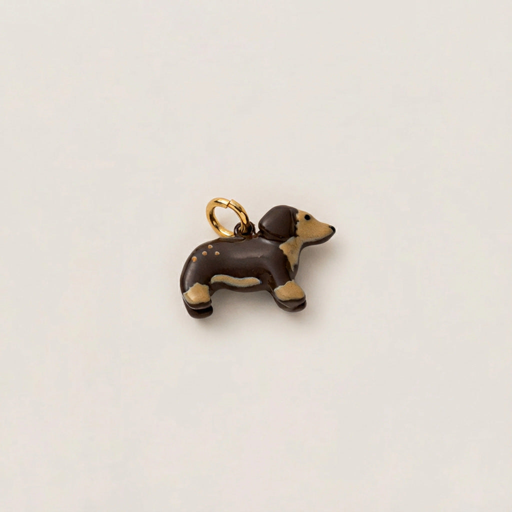 Minimalist Luxury 18K Gold Plated Stainless Steel Fox Animal Pendant Necklace
