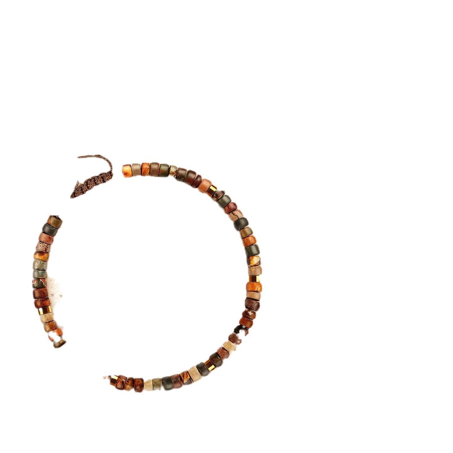 Handmade Geometric Red Pine Wood Bracelet Unisex Adjustable Gift