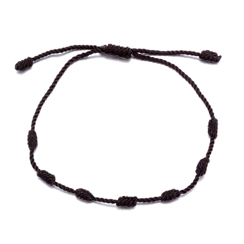 Minimalist Geometric Round Hand-woven Adjustable Lucky Bracelet