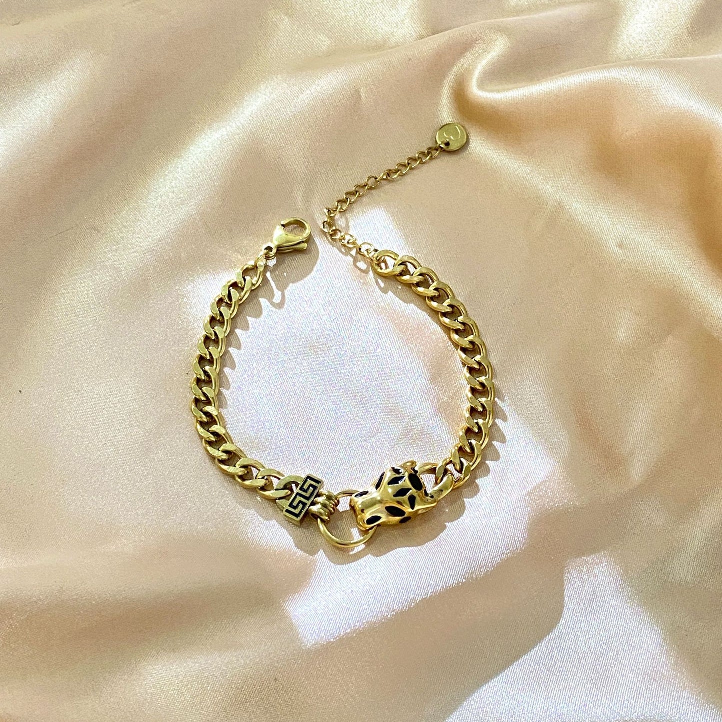 Hip-hop Vintage Leopard Animal Stainless Steel Snake Chain Necklace
