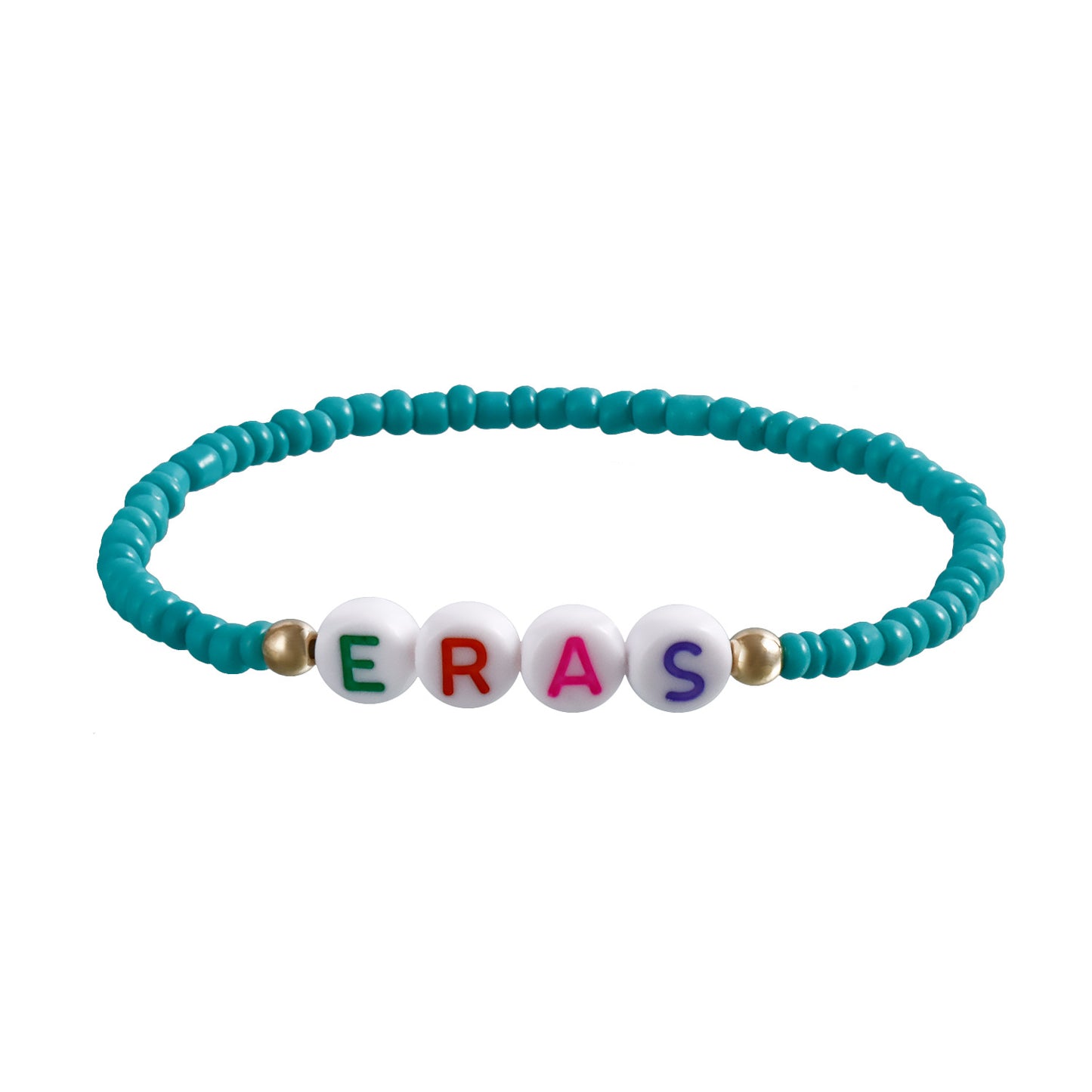 Bohemian Geometric Beaded Bracelet with Plated Finish for Women