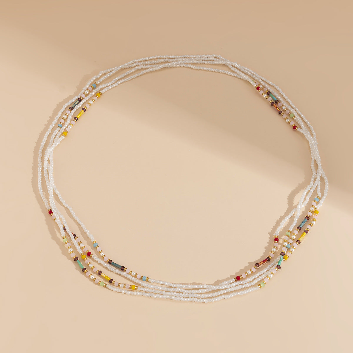 Vintage Casual Multi-Layer Beaded Crystal Body Chain for Women