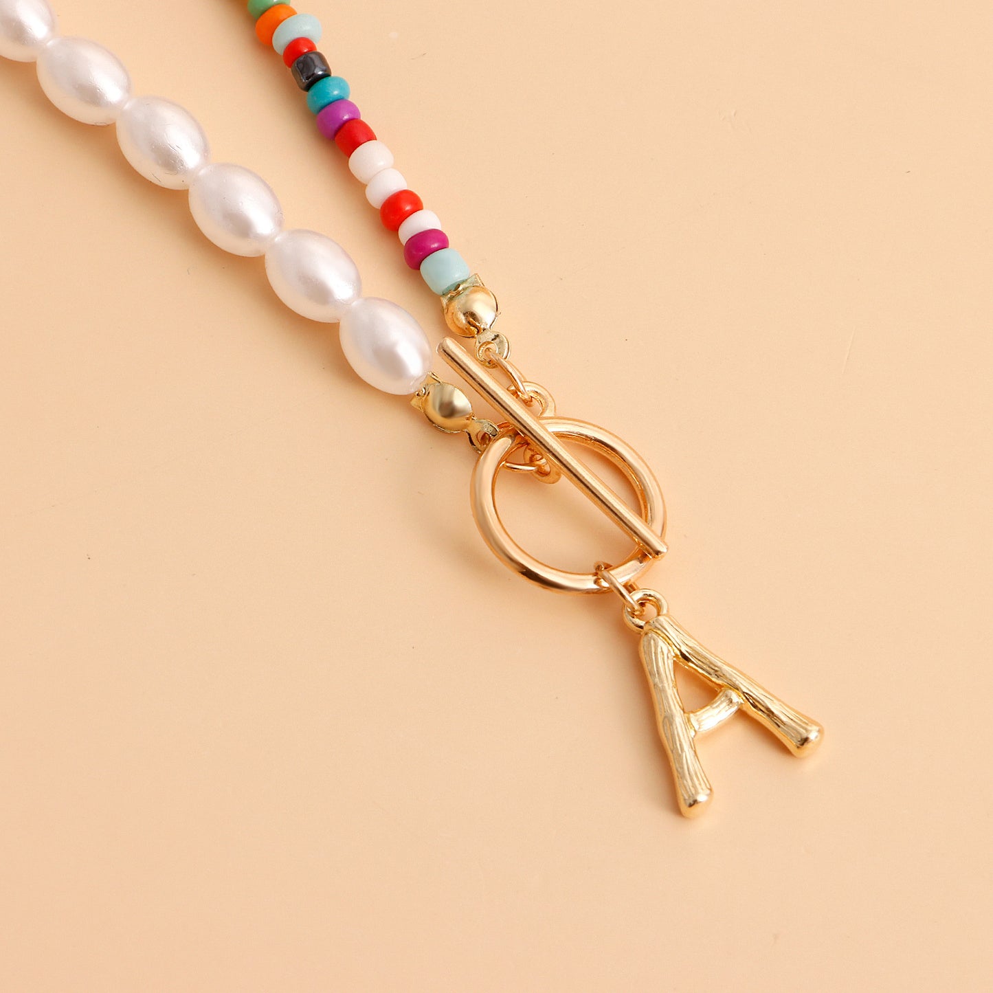 Bohemian Style Geometric Pendant Necklace for Women with Alloy Chain and Electroplated Finish