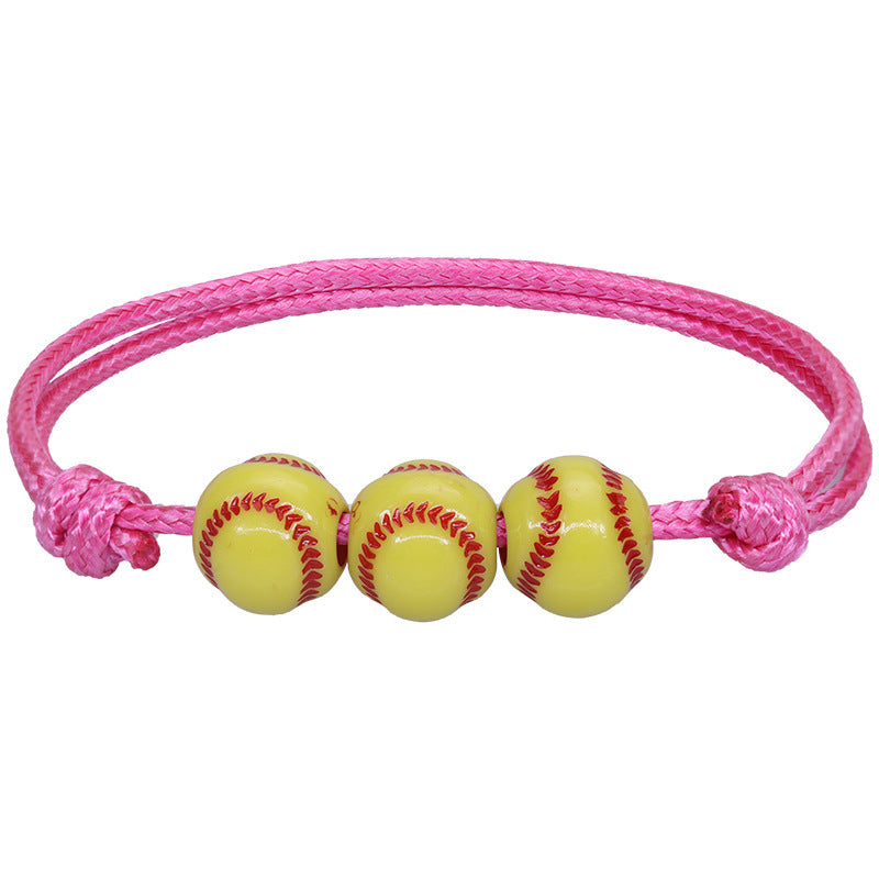 Sporty Unisex Resin Braided Bracelet