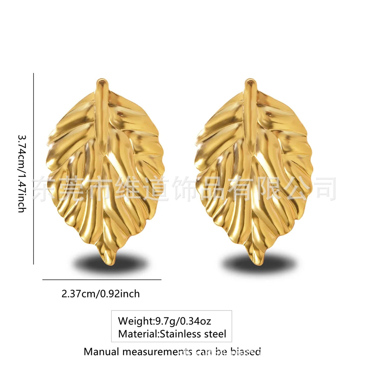 Sweet Floral Heart Teardrop Stainless Steel Earrings