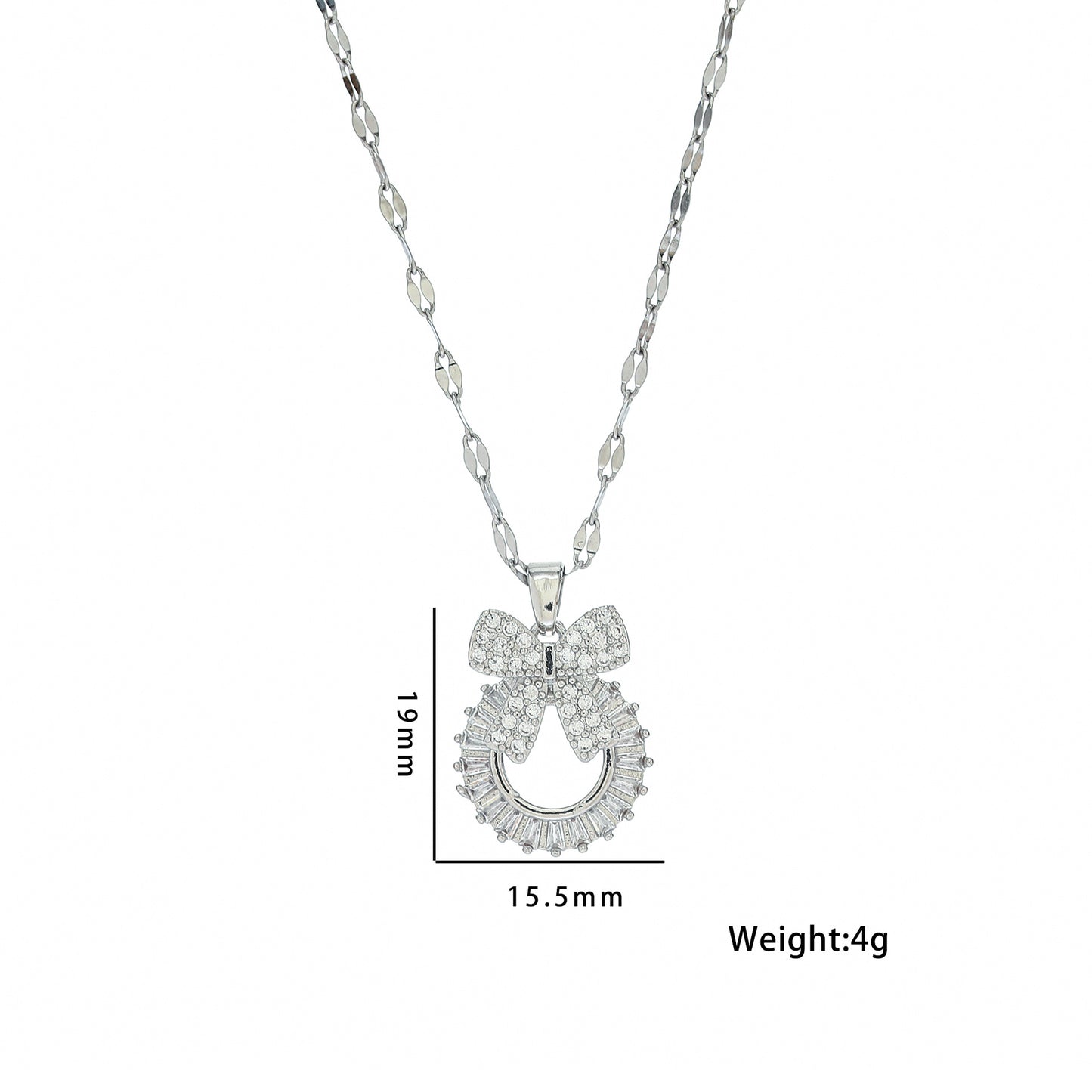 Minimalist Butterfly Pendant Necklace in Titanium Steel with Gold Plating, Delicate Clavicle Chain for Women