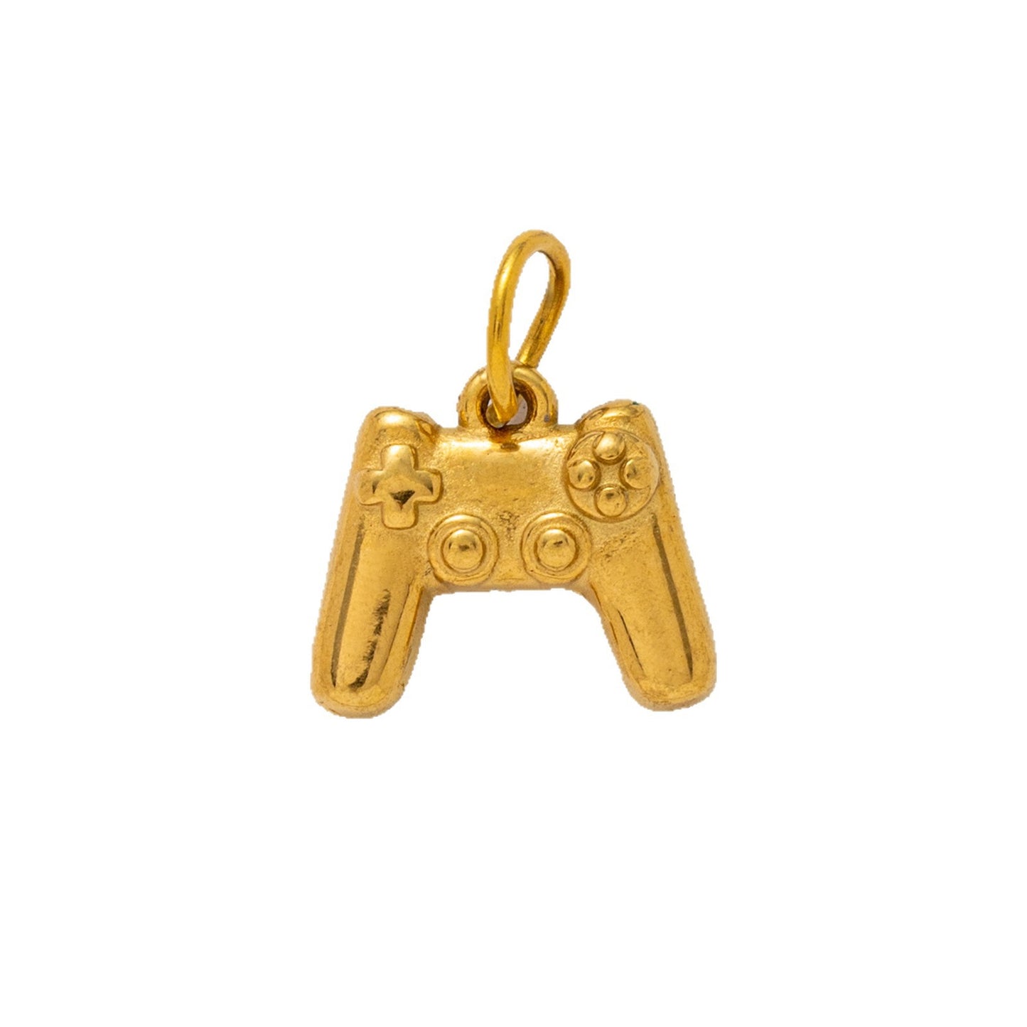 Vintage 18K Gold Plated Stainless Steel Dance Shoe Charm Bar
