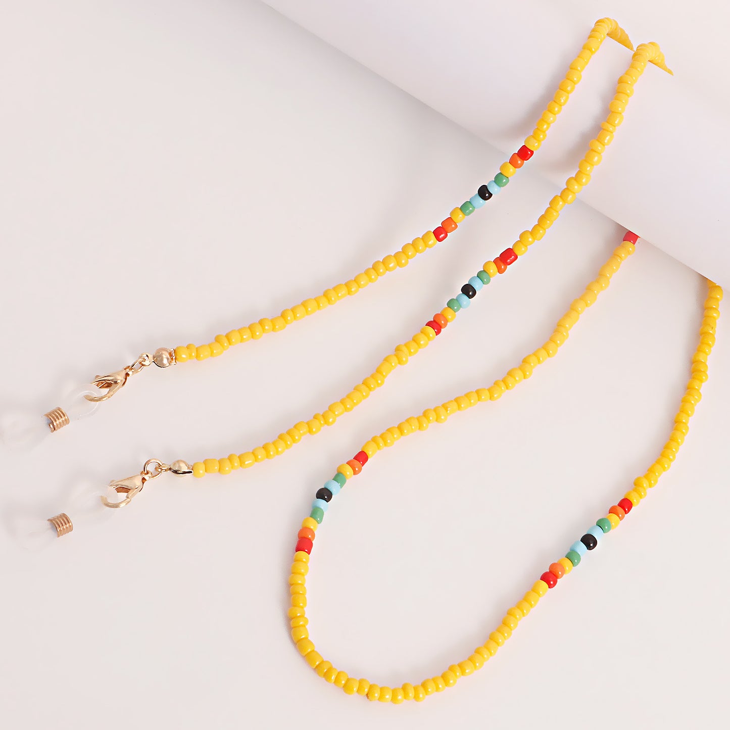 Colorful Alloy Ball Chain Glasses and Mask Holder