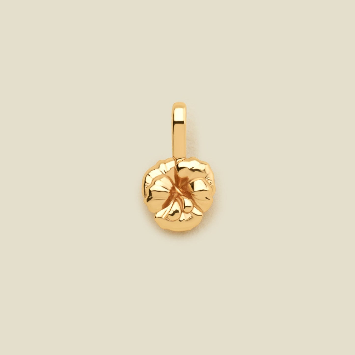 Vintage 18K Gold Plated PVD Stainless Steel December Birthstone Charm Bar