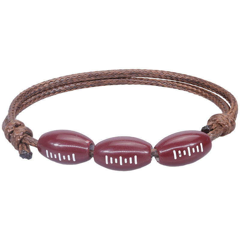 Sporty Unisex Resin Braided Bracelet