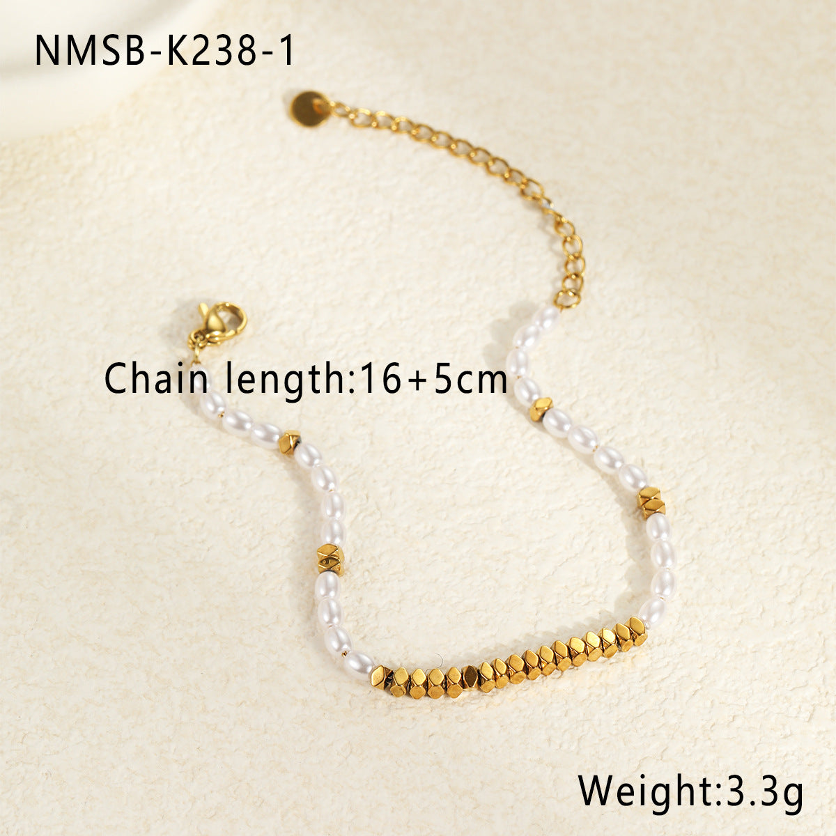 Elegant Baroque Style Geometric Stainless Steel Bracelet and Earrings Set with Plating Finish for Women