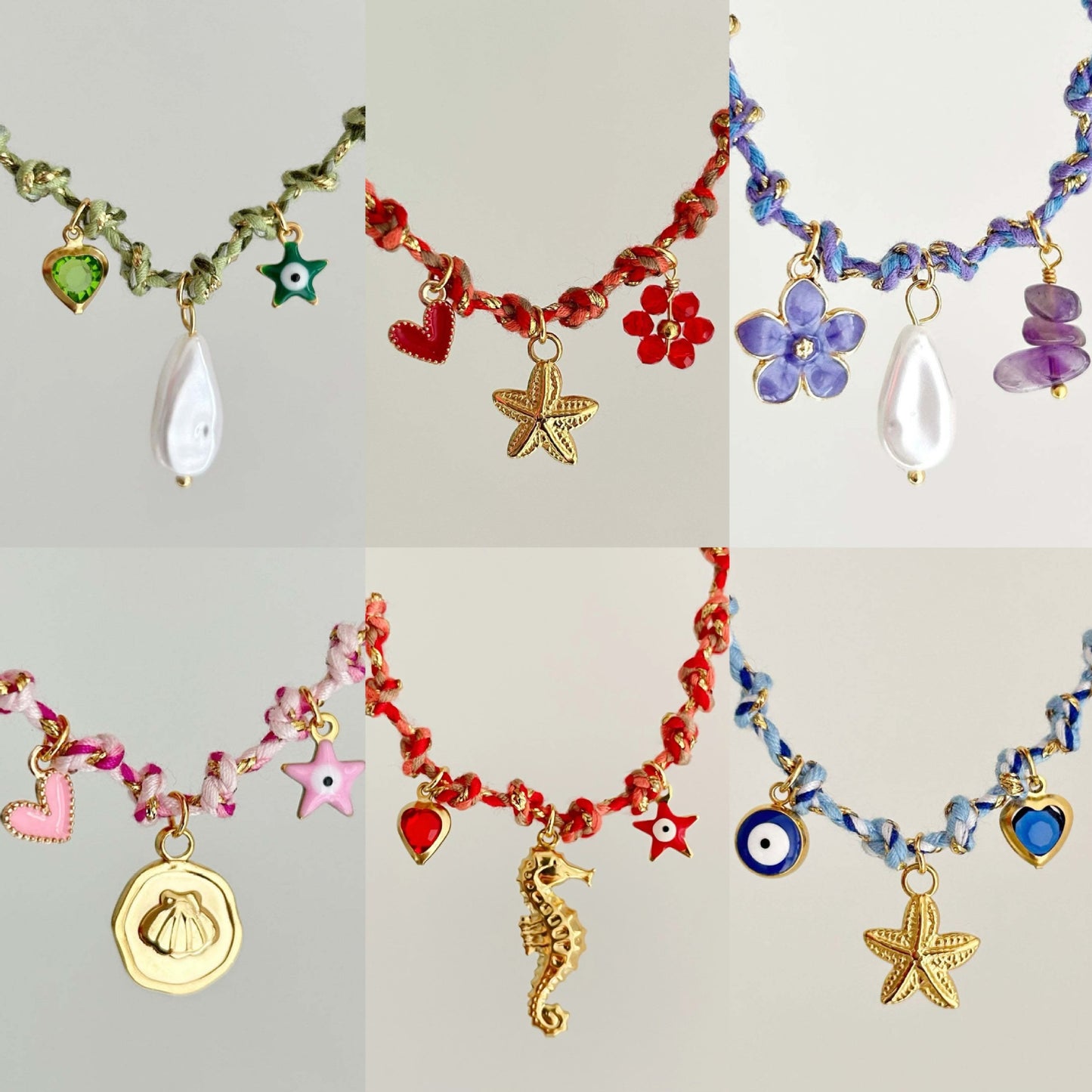 Collana da donna con ciondolo a farfalla a stella, perla e barretta placcata in titanio e acciaio personalizzata