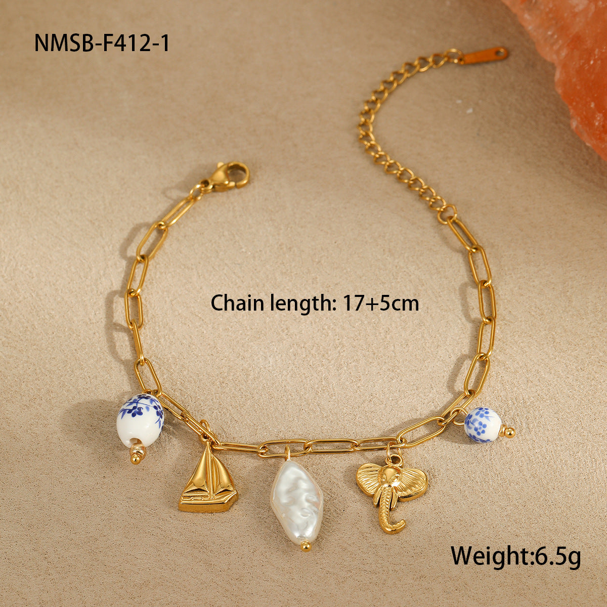 Fashionable Ocean-Themed Necklace with Starfish and Seashell Pendant, Geometric Design, Stainless Steel, Electroplated Finish, for Women