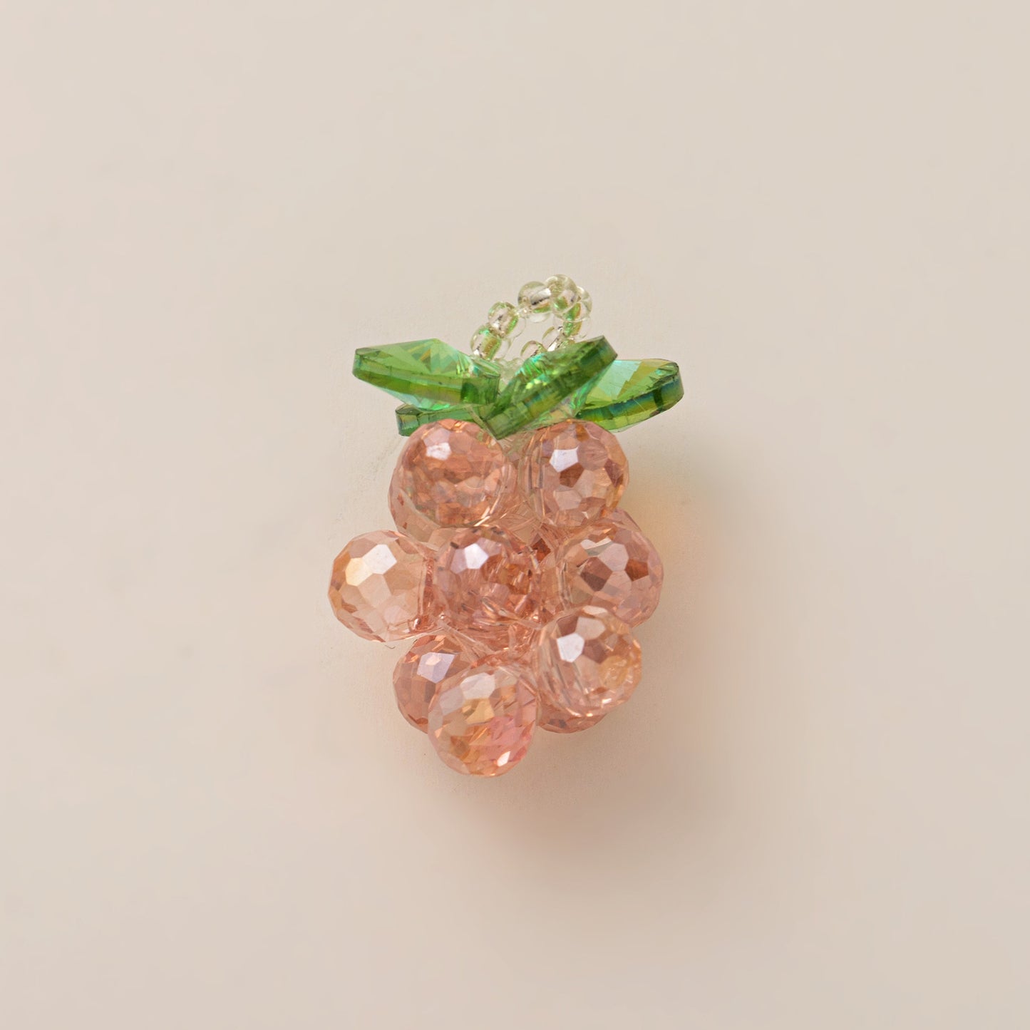 Vintage 18K Gold Plated Stainless Steel Fruit Charm Bar PVD Pendant