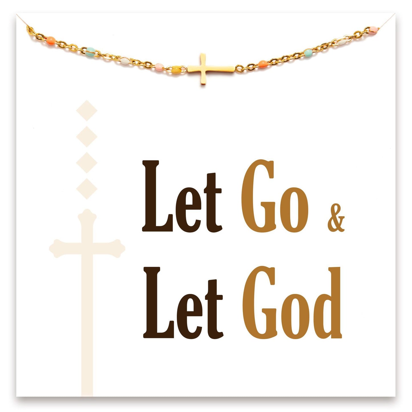 Minimalist Bohemian Geometric Cross Plated Stainless Steel Cable Chain Bracelet for Women