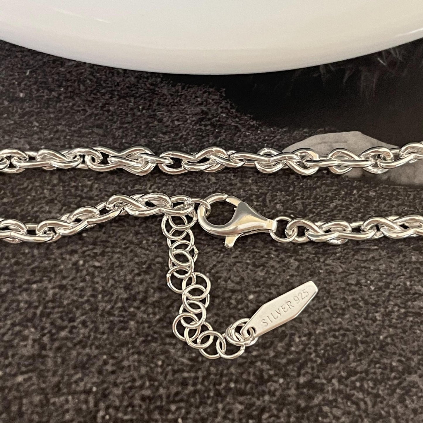Minimalist 925 Sterling Silver Geometric Square Handmade Bracelet