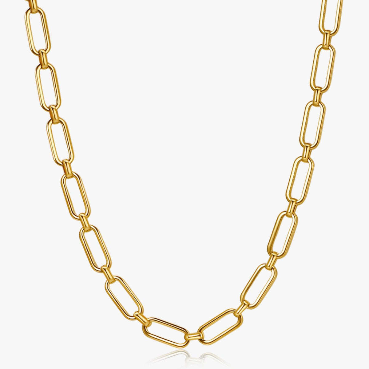 Minimalist Titanium Steel Plated Zodiac Charm Bar Necklace for Women