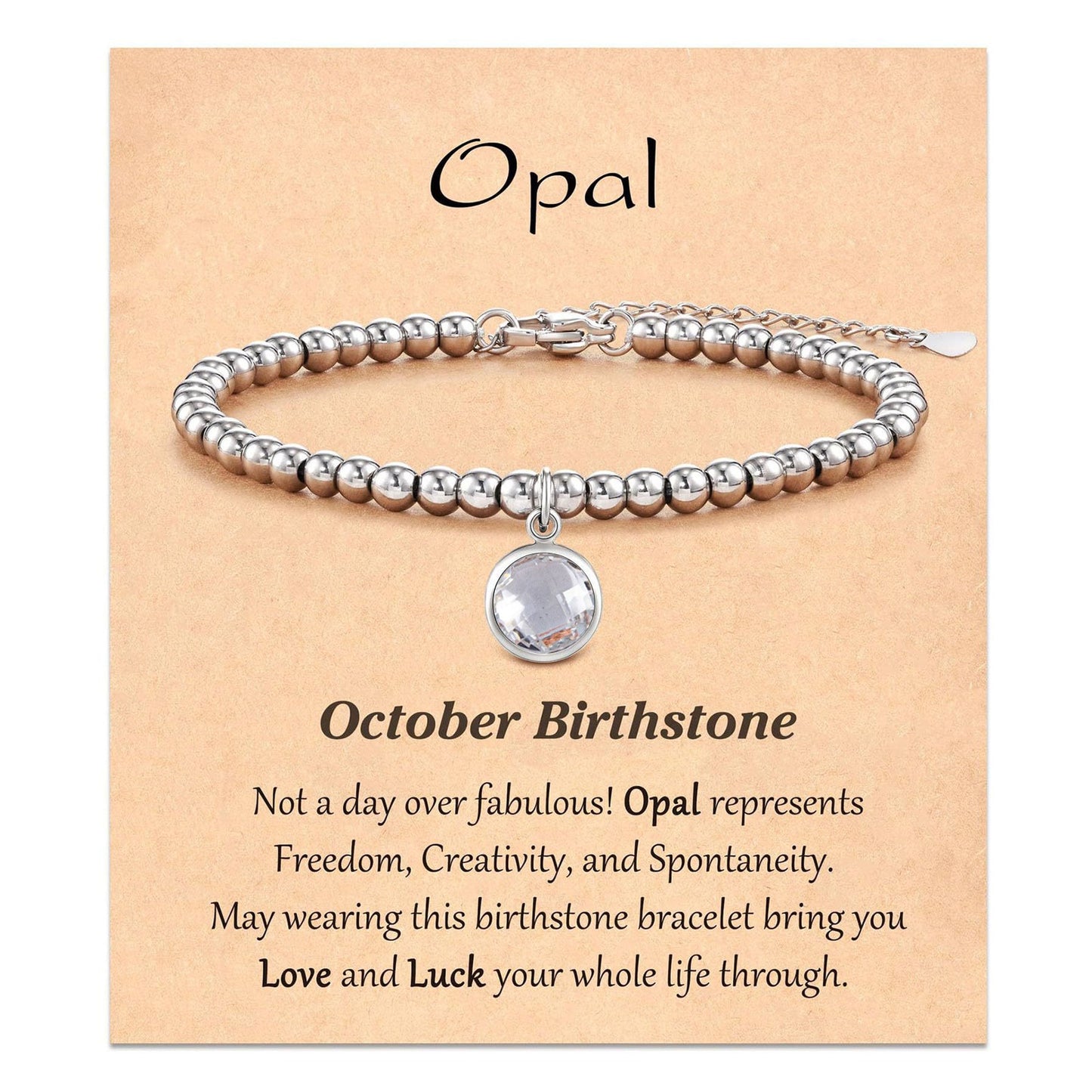 Fashion Elegant Geometric Round Plated Stainless Steel Bracelet for Women
