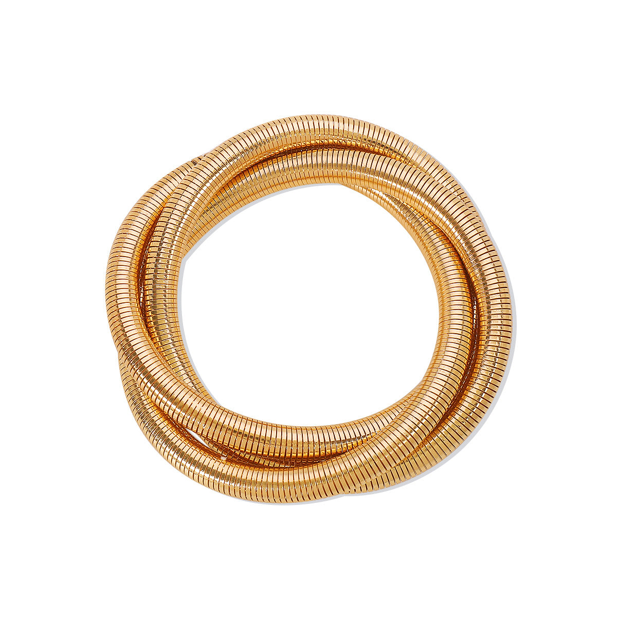 Collana con pendente geometrico dolce e grintoso con chiusura magnetica e braccialetto elastico da donna