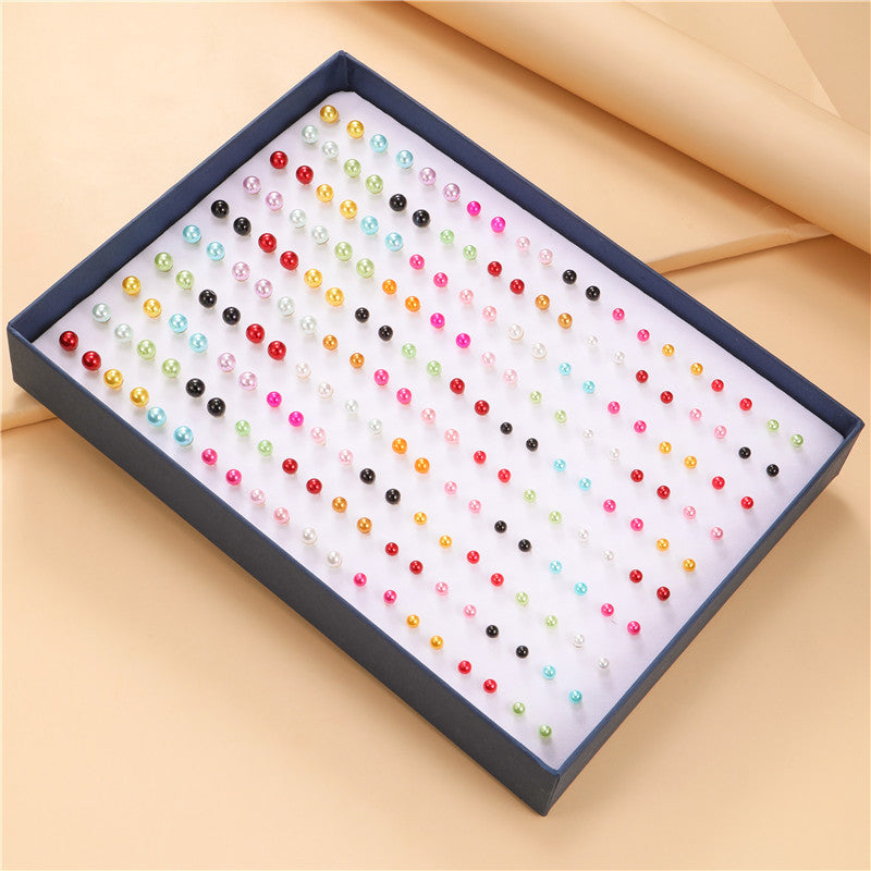 Sweet Geometric Resin Drip Oil Rhinestone Stud Earrings Avocado Design