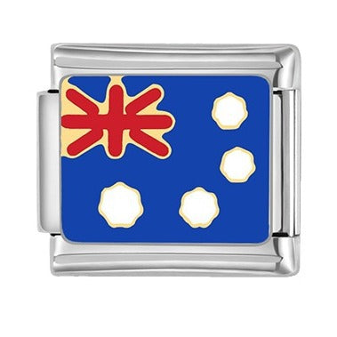 Bracciale a barra con ciondolo a cuore placcato in acciaio inossidabile dolce, maglie modulari fai da te, unisex
