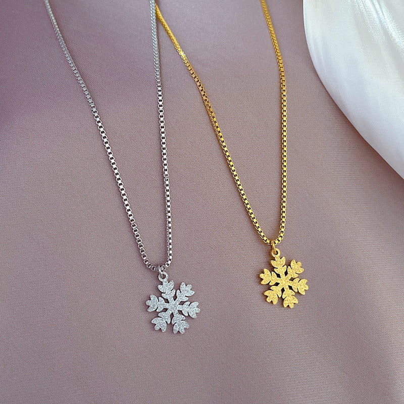 Collana girocollo minimalista in acciaio titanio geometrico con motivi floreali