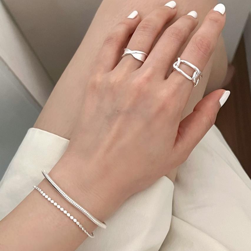 Minimalist Geometric Thick Snake Chain Bracelet in 925 Sterling Silver with Plated Finish