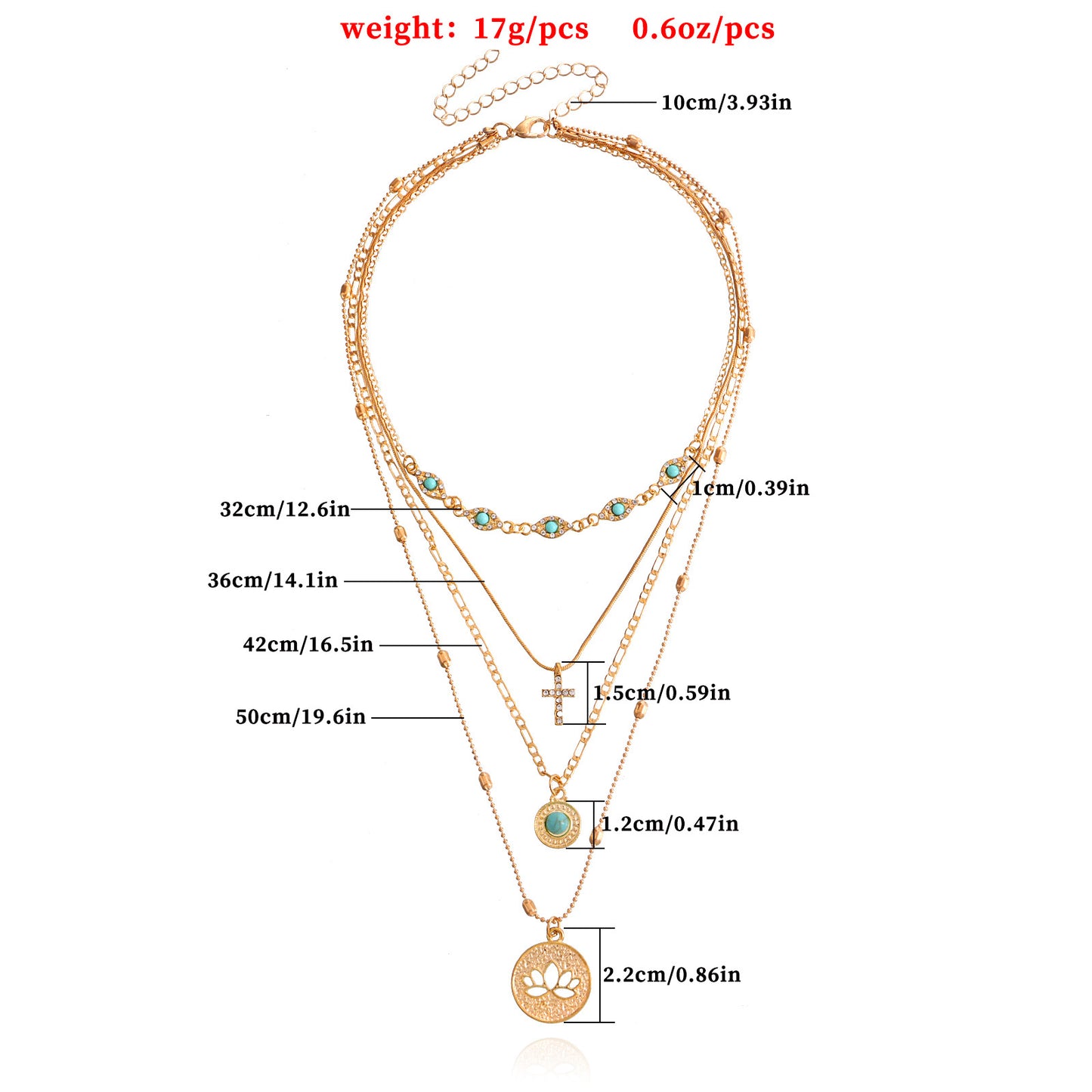 Fashion Inspired Hollow Flower Cross Pendant Necklace for Women with Alloy Construction and Electroplated Finish