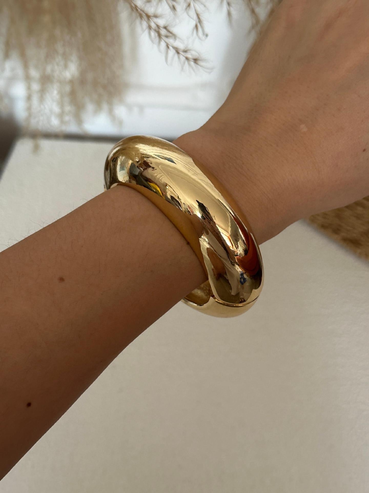 Vintage Geometric Resin Plated Bracelet for Women