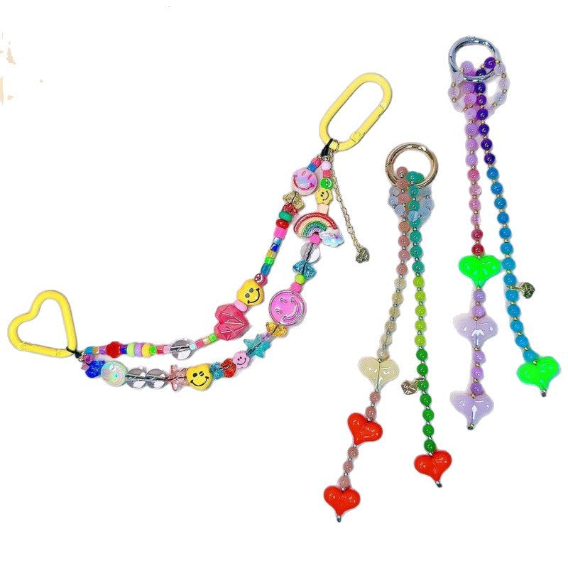 Sweet Heart Acrylic Plated Charm Bar