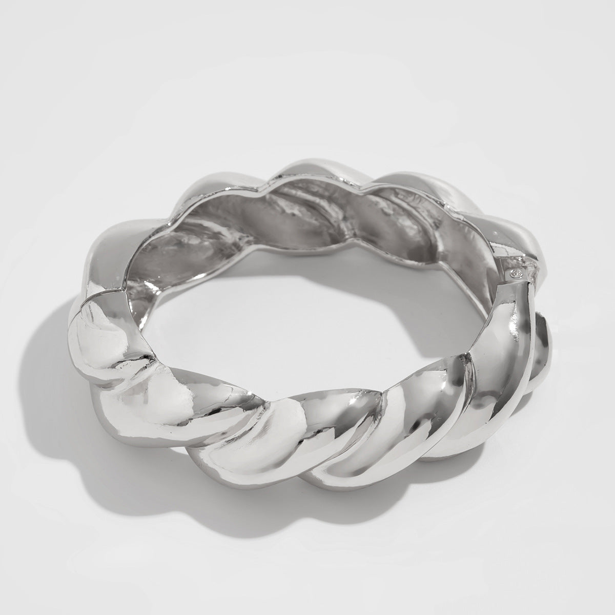 Irregular Geometric Zinc Alloy Plated Bracelet Set