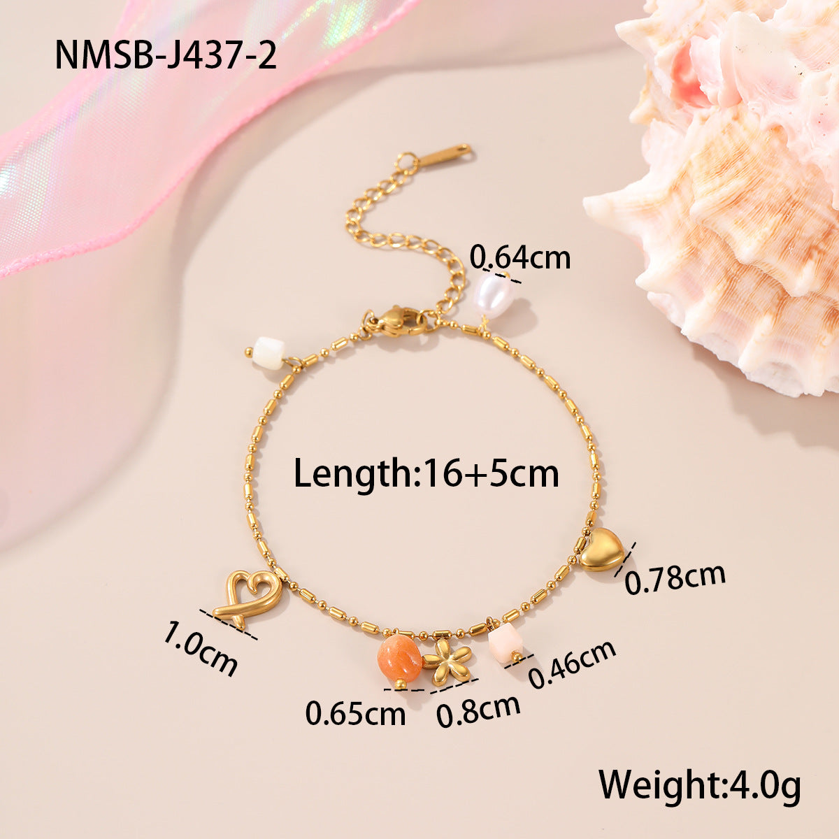 Bracciale in Acciaio Inossidabile Placcato con Design Geometrico e Stile Elegante da Ufficio da Donna