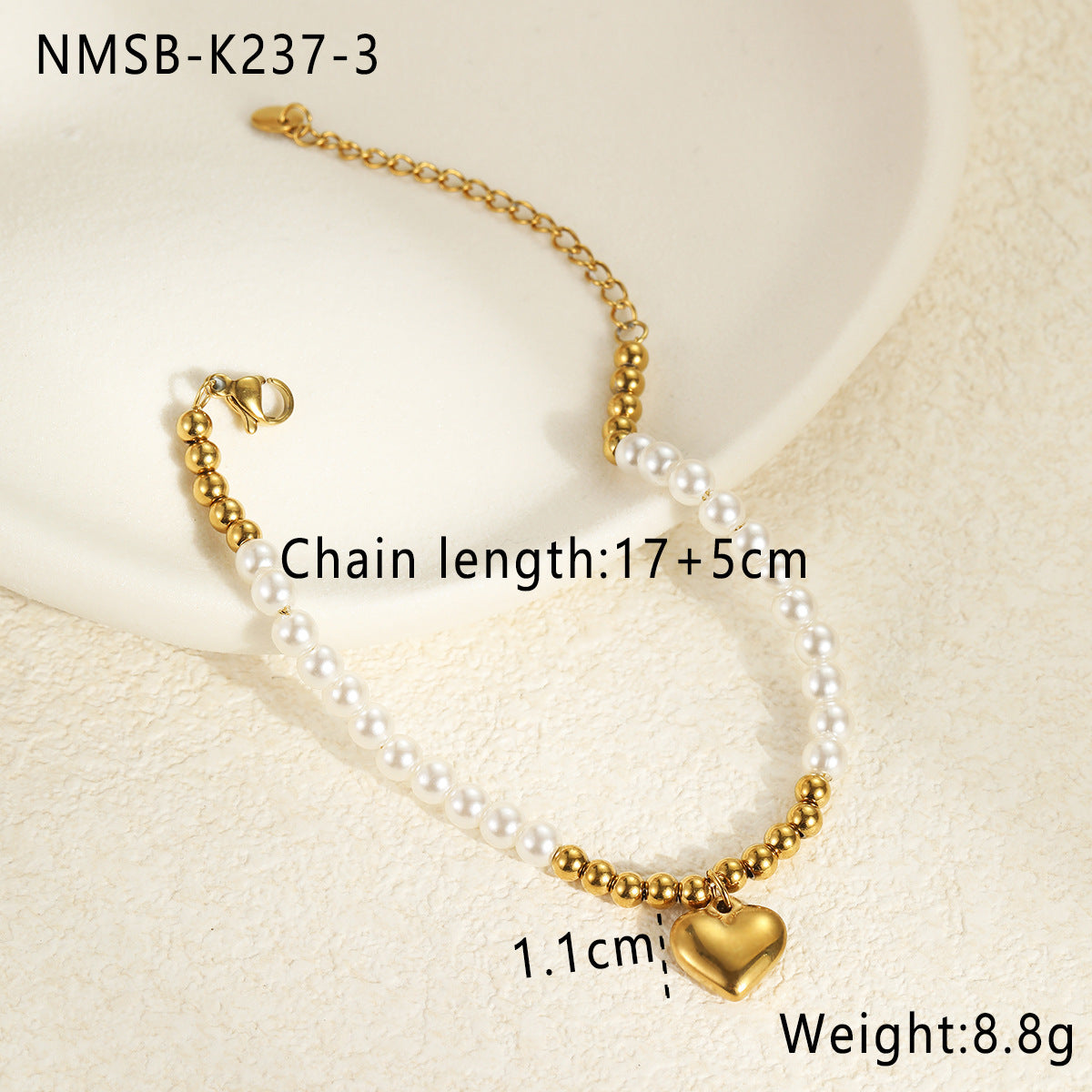 Elegant Baroque Style Geometric Stainless Steel Bracelet and Earrings Set with Plating Finish for Women