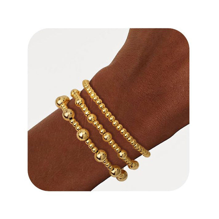 Bohemian Round Geometric Agate Bracelet for Women