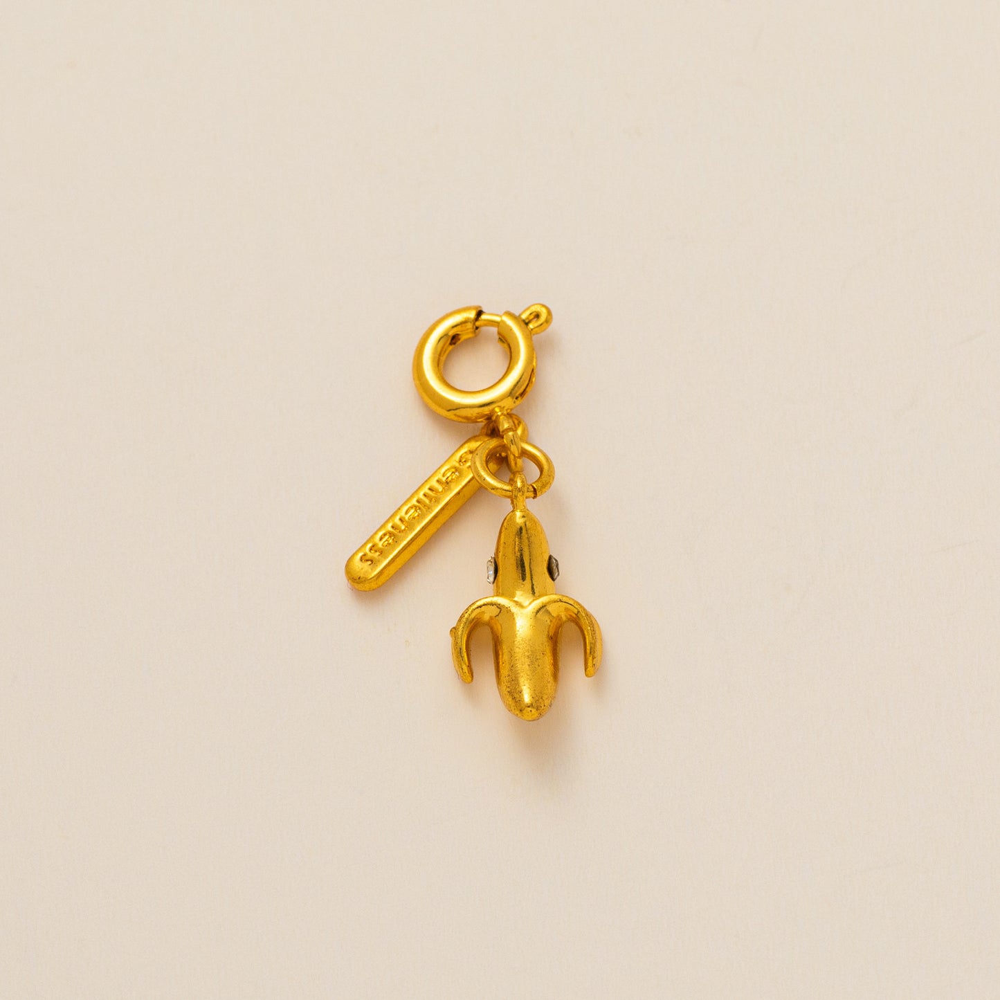 Minimalist Brass Plated Fruit Pendant Necklace