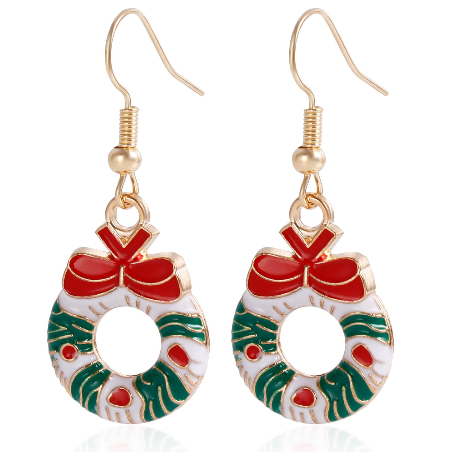 Geometric Plated Alloy Earrings for Women