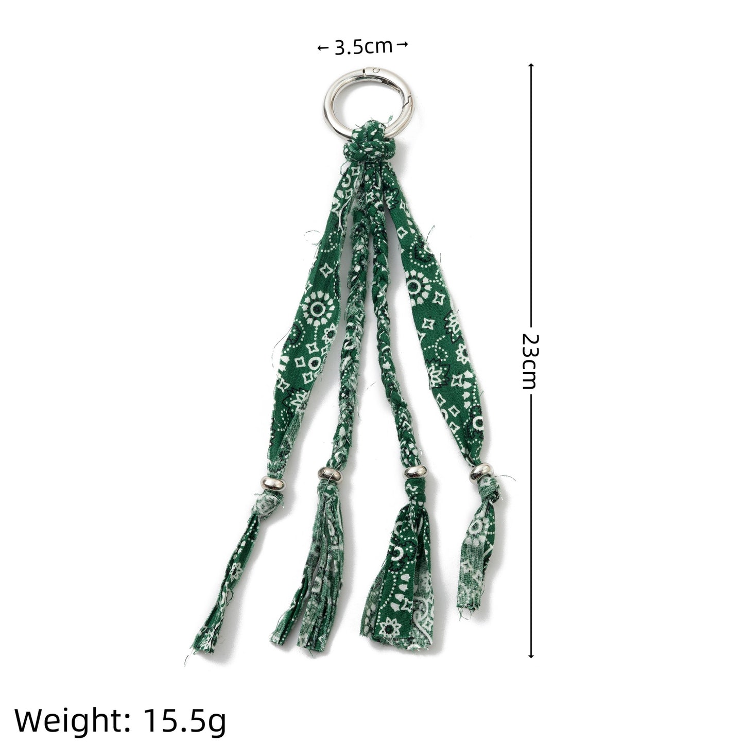 Minimalist Gradient Plated Alloy DIY Charm Bar Keychain