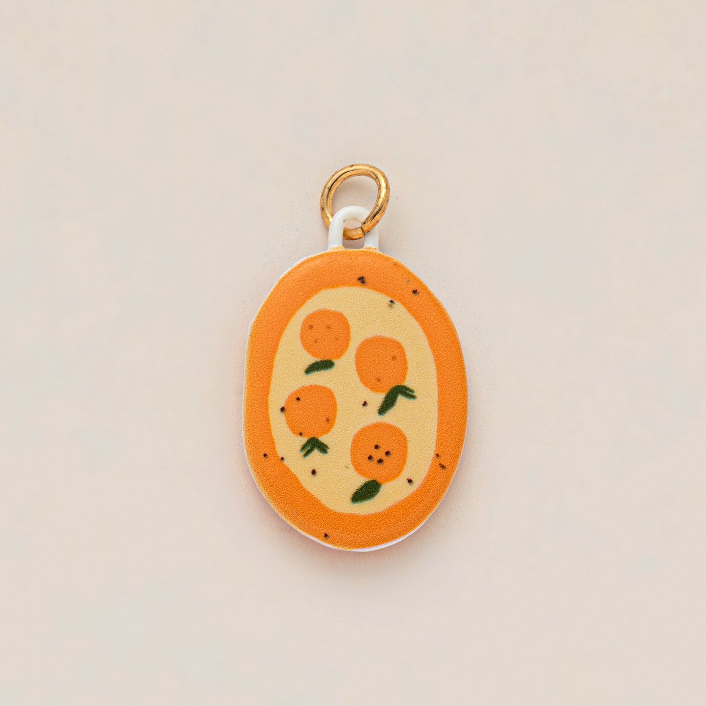 Elegant Casual Drip Oil Plated Brass Heart Geometric Pendant Necklace with Floral and Cartoon Charms