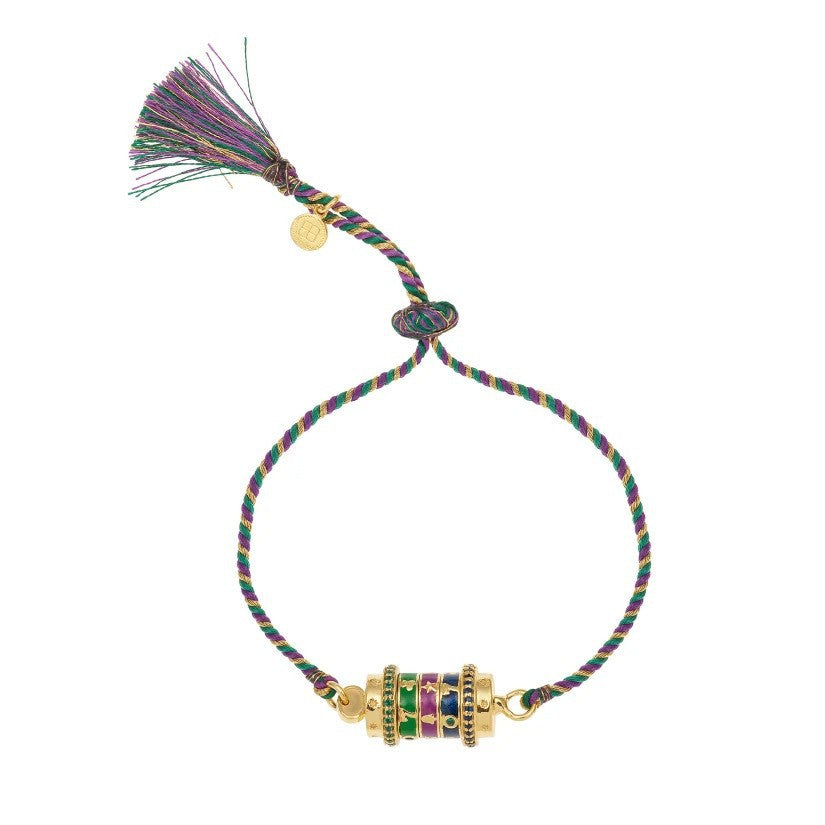Collana Bohemien Geometrica con Ciondolo a Stella e Occhio in Rame Placcato Oro