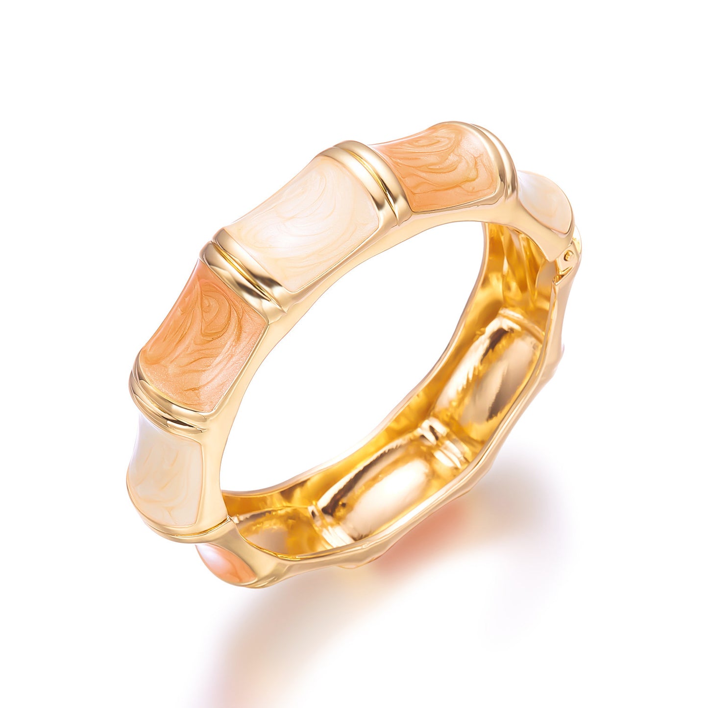Set di Bracciali in Lega Placcata, con Smalto Geometrico Sgocciolante, alla Moda