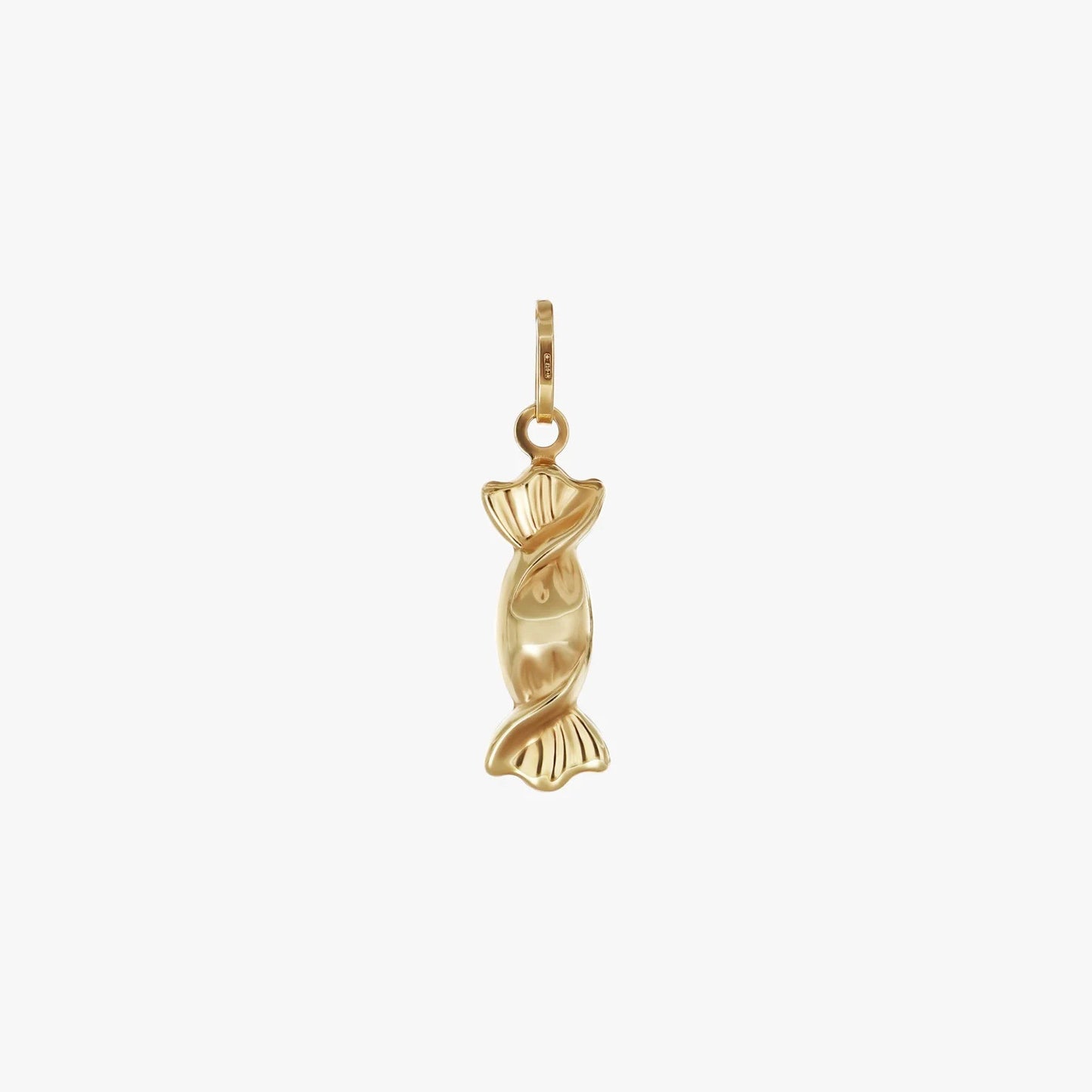 Vintage 18K Gold Plated Stainless Steel Bear Charm Bar with Adjustable Chain