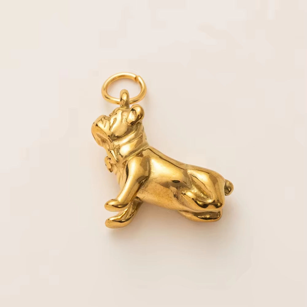 Casual Geometric Stainless Steel PVD Gold Plated DIY Charm Bar