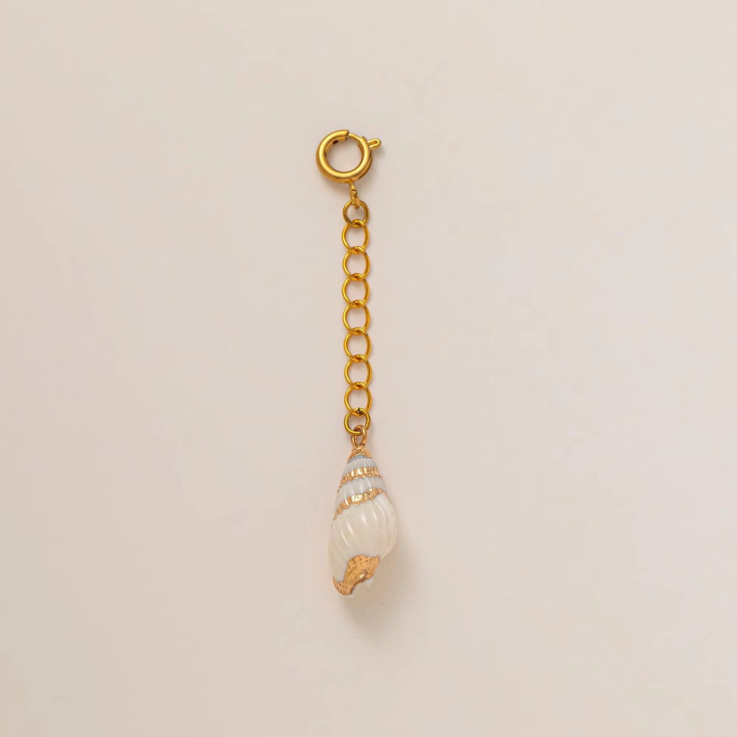 Vintage 18K Gold Plated Stainless Steel Abstract Pendant Charm Bar for Women