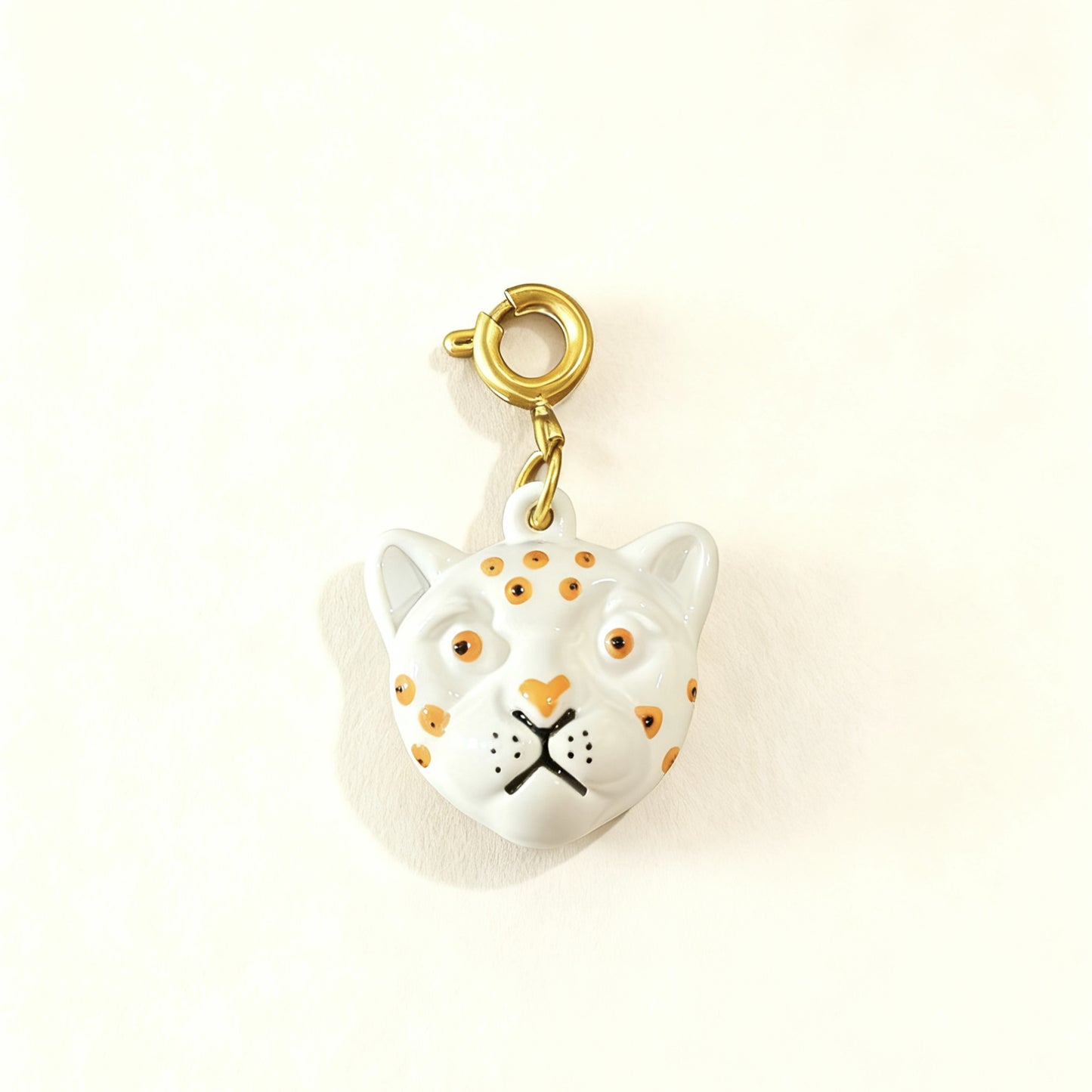 Vintage 18K Gold Plated Stainless Steel Animal Pendant Charm Bar